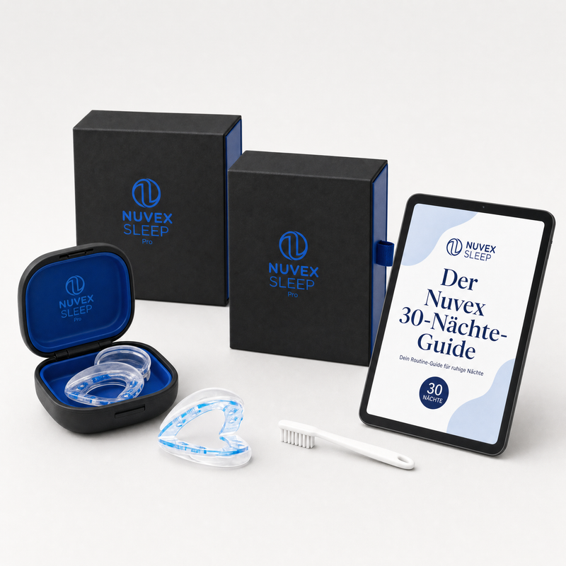 Nuvex Sleep Pro Set mit Reise-Etui, Reinigungsbürste und Gratis-E-Book